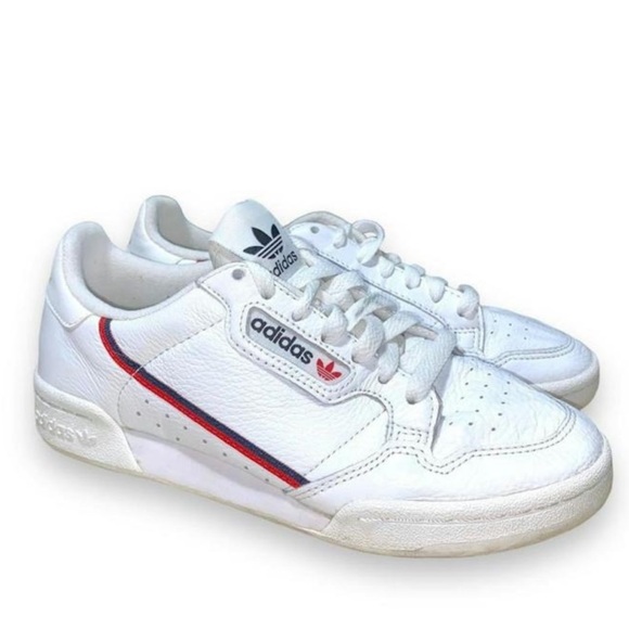 Adidas sneakers retro size 12 white red low top Men’s Unisex - Picture 1 of 4